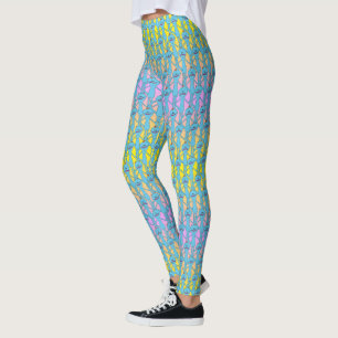 Leggings RICK ET MORTY™ Rainbow M. Meeseeks Motif