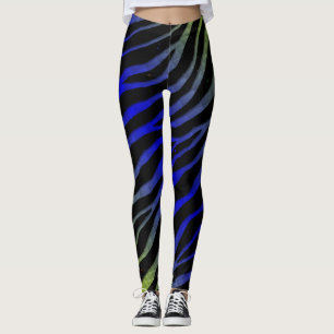 Leggings Ripped SpaceTime Stripes
