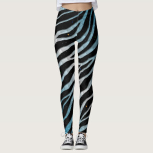 Leggings Ripped SpaceTime Stripes