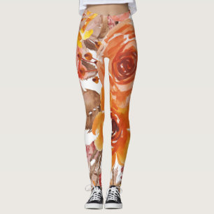 Leggings Robe brodée florale