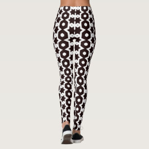 Leggings Rock Star noir & blanc XS-XL_Leggings
