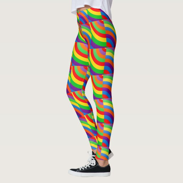 LEGGINGS ROCKING RAINBOW SOCK PETITS MOTIFS (Gauche)