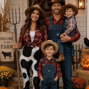 Leggings Rodeo Charme Saison Amusant Imprimé Vache