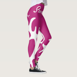 Leggings Rosa samiskt inspirerade teck