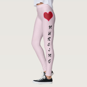 Leggings Rose de guêtres de soins d'amour