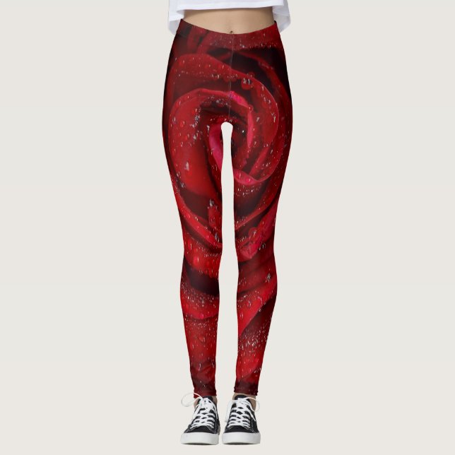 Leggings | Rose der Öko (Vorderseite)