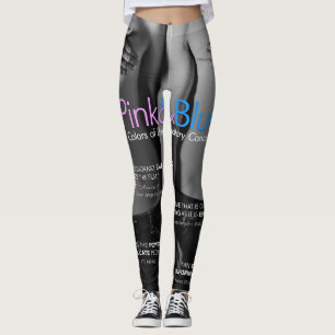 Leggings Rose et bleu : Couleurs des GUÊTRES héréditaire