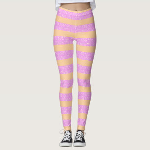 Leggings Rose Géométrique