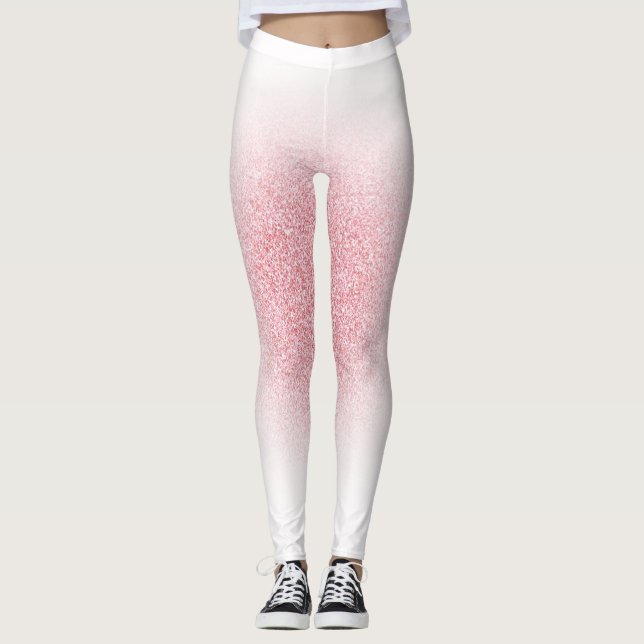Leggings Rose Gold Moderne Modèle tendance élégant (Devant)