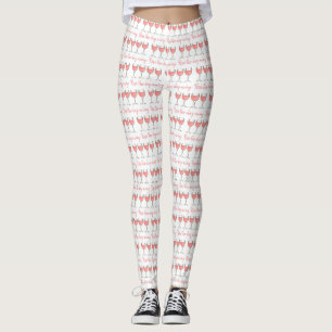 Leggings Rosé Le Jour D'Ailleurs Vin Rose Verre