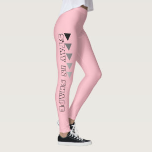 Leggings Rose Personnalisés Stay In Shape Fitness