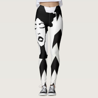 Leggings Rose Pour Les Legings Zag De B&W Zig
