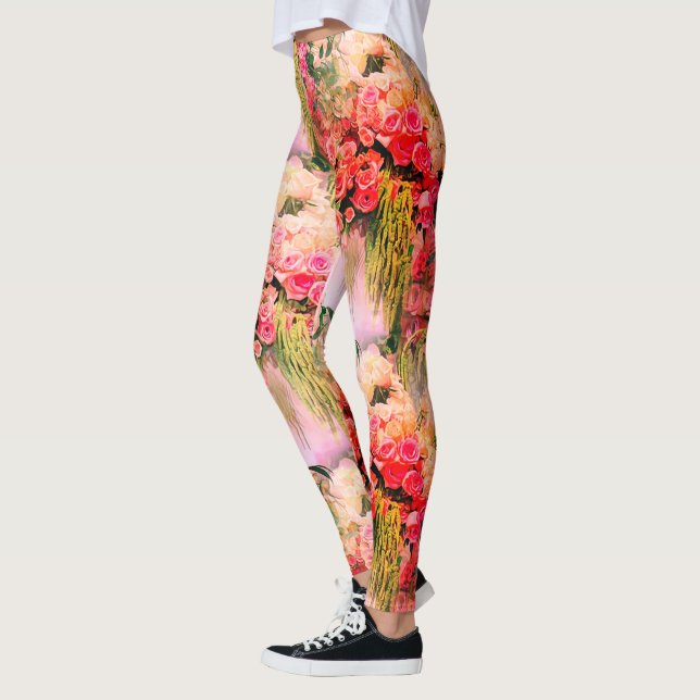 Leggings Rose Vintage (Gauche)