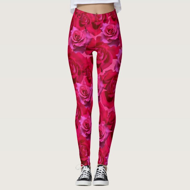 Leggings roses (Devant)