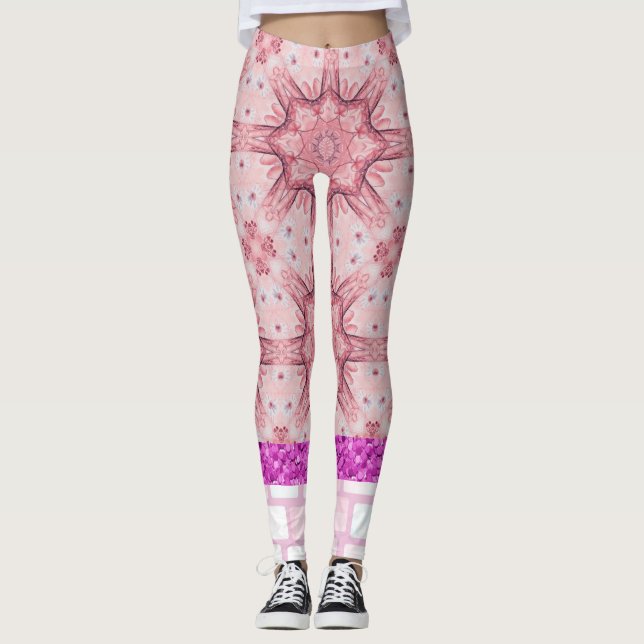 Leggings roses (Devant)