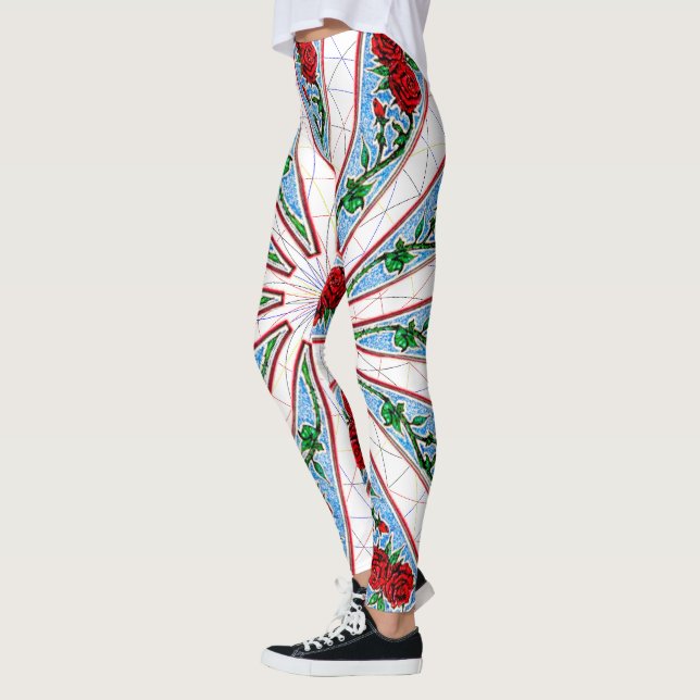 Leggings roses (Gauche)
