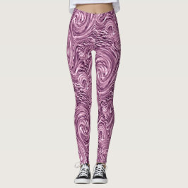 Leggings roses liquides