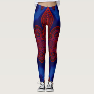 Leggings ~ Rot blau ~ Original