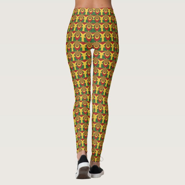 Leggings Rouge Golden Green (Dos)