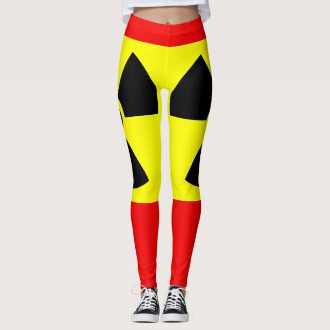 Leggings rouges radioactifs (Devant)