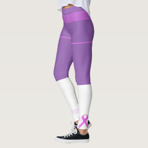 Leggings Ruban du cancer du sein
