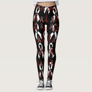 Leggings Rubans Maroon...APS