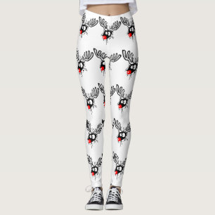 Leggings Rudolph drôle mignon la bande dessinée flairée