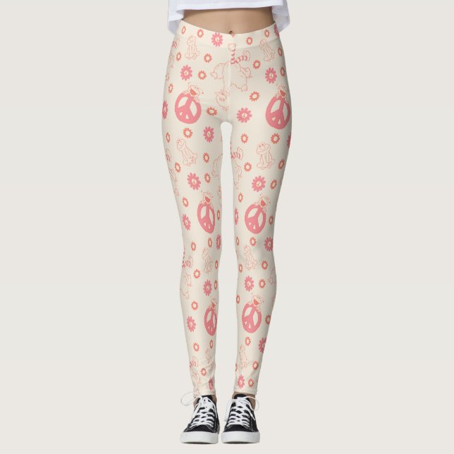 Leggings Rue Sésame | MOTIF GOOD VIBES (Devant)