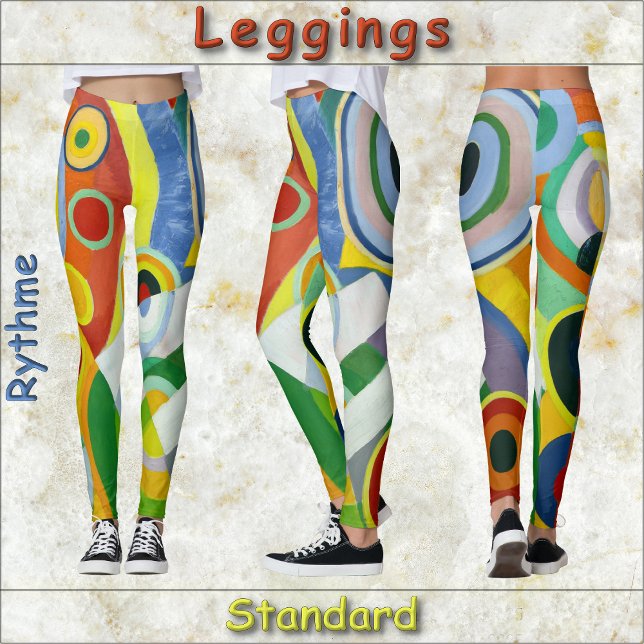 LEGGINGS - "Rythme" - Abstraktes Kunstbild (Von Creator hochgeladen)