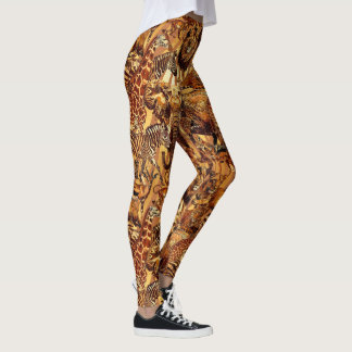 Leggings Safari de collection d'animaux sauvages ID1149