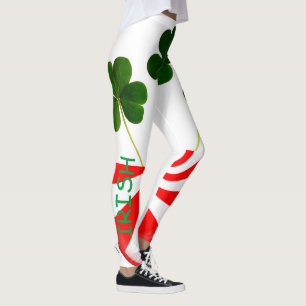 Leggings Saint Patrick's Day Irlandais Shamrock Peppermint 
