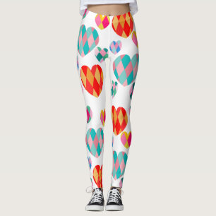 Leggings Saint Valentin Art déco