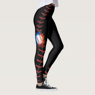 Leggings Saison Des Coups De Baseball