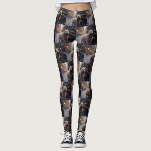 Leggings Saison Festive de Noël à Cairn Terrier