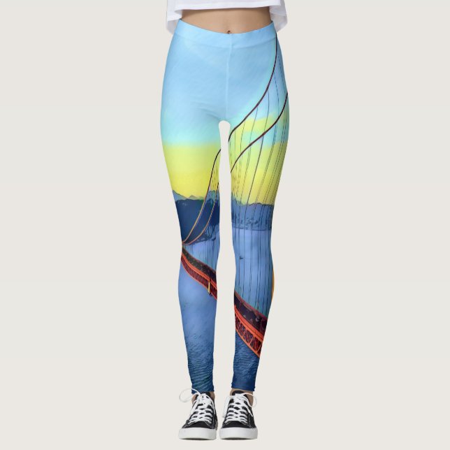 Leggings San Francisco - PORTE D'OR - Pont (Devant)