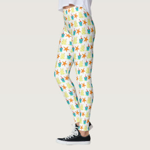 Leggings Sandcastle Sand Castle Starfish Pail Beach Océan