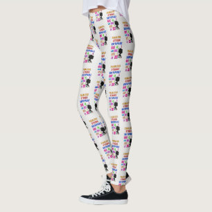 Leggings Sans Peur Forte Inarrêtable Elle Est