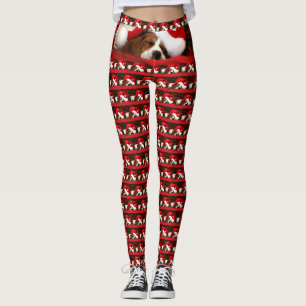 Leggings Santa Puppy