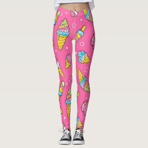 Leggings Saveurs de crème glacée estivale