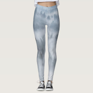 Leggings Scène de la forêt de Misty