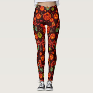 Leggings Scène nocturne d'Halloween en Nuit éffrayante de N