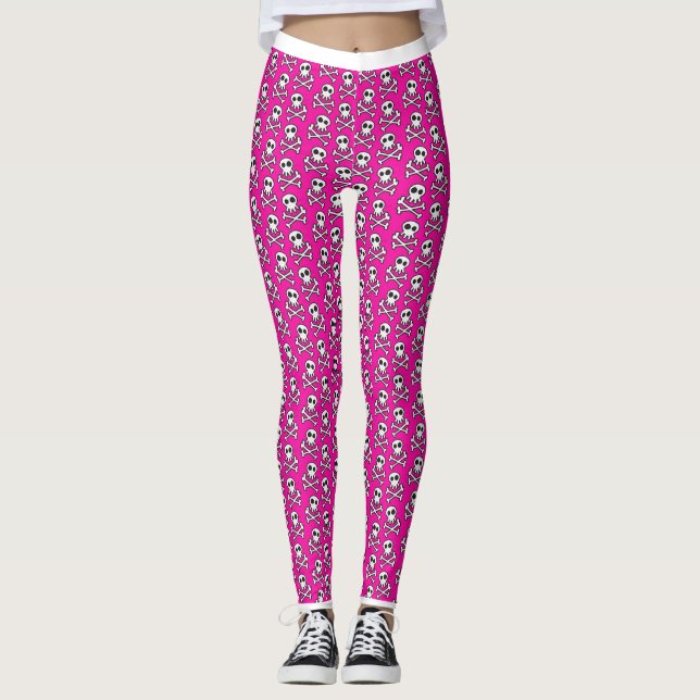 Leggings/Schädel Leggings (Vorderseite)