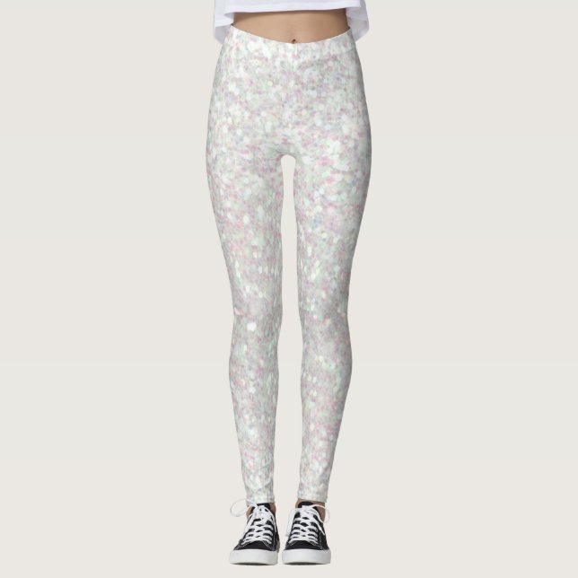 Leggings - schillernder Glitzer (Vorderseite)