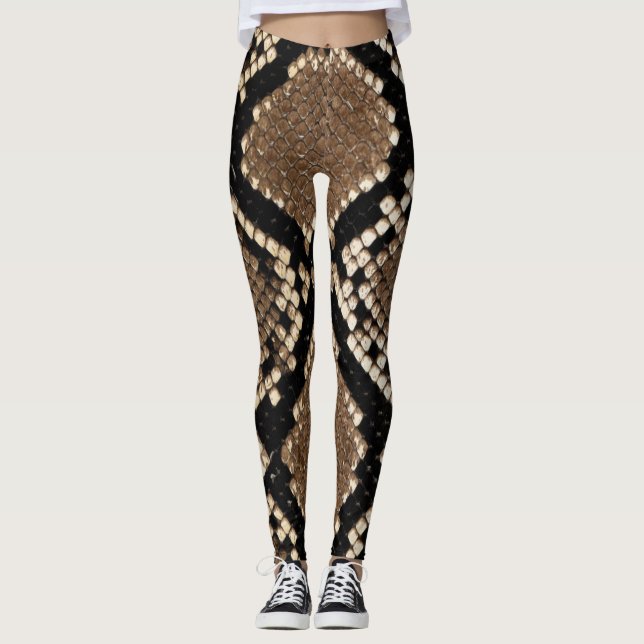 Leggings-Schlange Hautbeschaffenheit Leggings (Vorderseite)