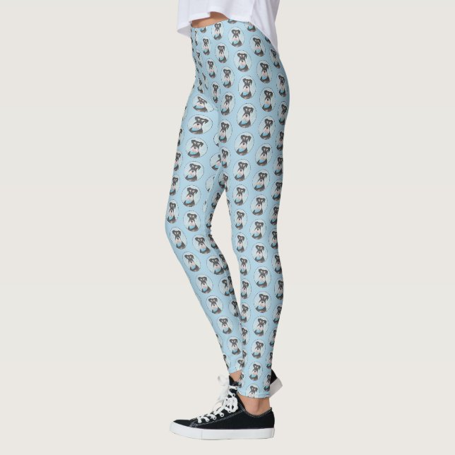 Leggings Schnauzer (Miniature) Peinture - Chien original mi (Gauche)