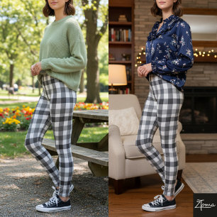 Leggings Schwarz & Weiß Harmonie