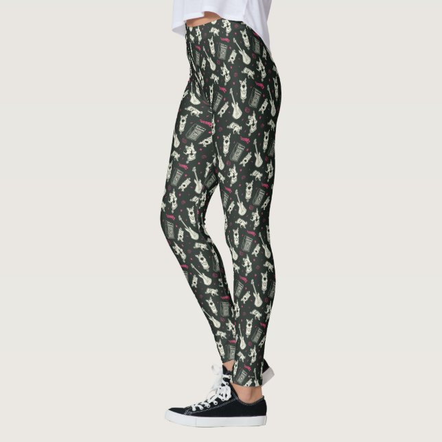 Leggings Scooby Doo Punk Guitare et Motif Amp (Gauche)