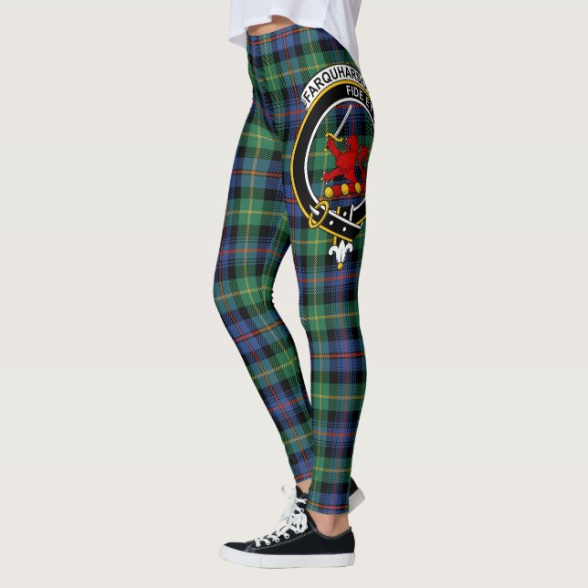Leggings Scotstee Clan Farquharson Ancienne Crest Tartan (Gauche)