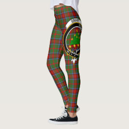 Leggings Scotstee Clan Grant de Monymusk Crest Tartan Women