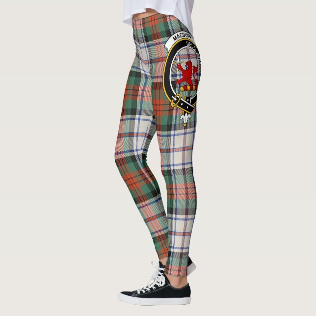 Leggings Scotstee Clan MacDuff Robe antique Crest Tartan (Gauche)